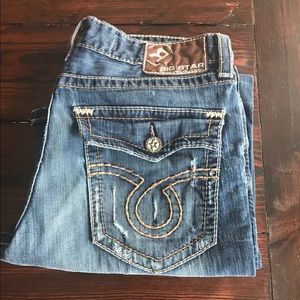 Men’s Big Star 36 Pioneer boot cut designer jeans